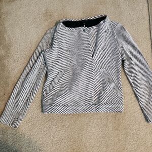 Ann Taylor black and white blazer